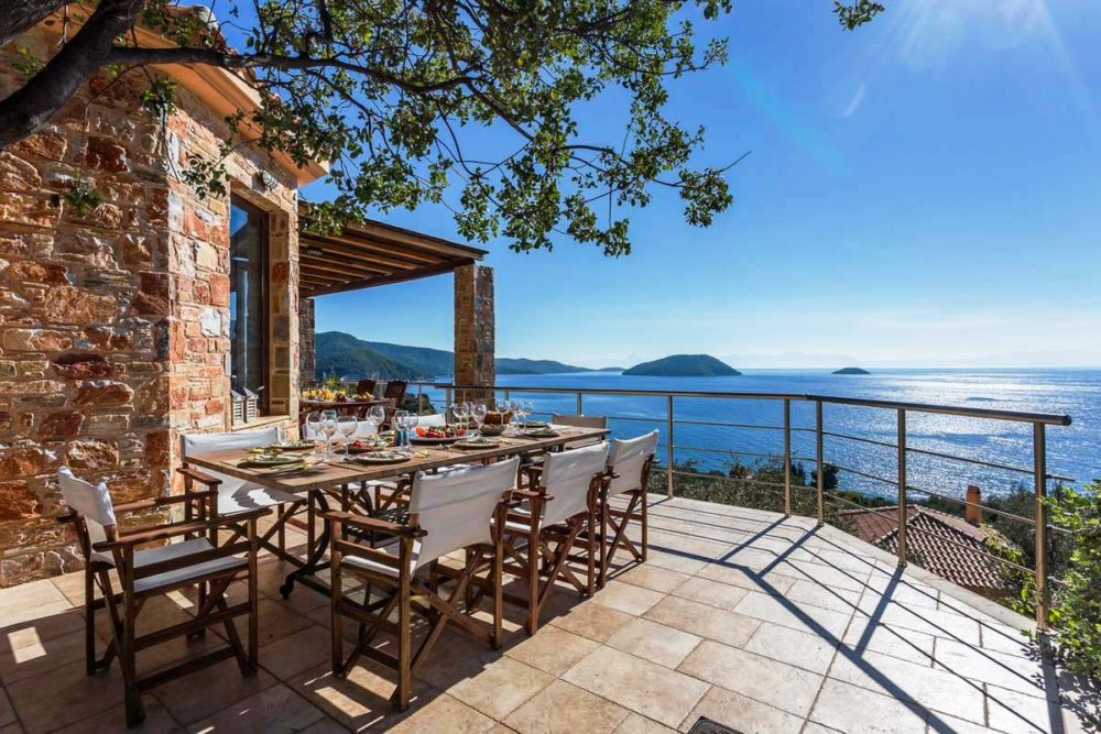 skopelos architecture villa diona
